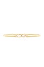 view 1 of 3 Stretch Chain Belt in Gold