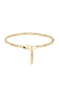 view 1 of 2 Buckle Chain Belt in Gold
