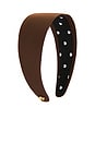 view 2 of 3 Brigitte Headband in Chocolate