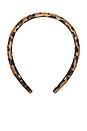 view 2 of 3 Brigitte Faux Pony Hair Headband in Leopard