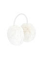view 2 of 2 Faux Fur Pearl Earmuffs in Ivory