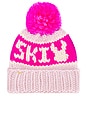 view 2 of 3 The Ski Bunny Beanie in Neon Blush