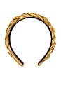 view 1 of 2 Juliet Pleated Headband in Gold