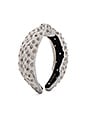 view 3 of 3 Crystal Headband in Silver Crystal