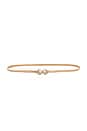 view 1 of 3 Sea Shell Stretch Chain Belt in Gold