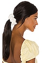 view 1 of 2 Oversized Scrunchie in White Eyelet