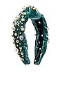 view 3 of 3 Oversized Pearl & Crystal Headband in Azure