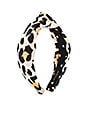 view 3 of 3 Leopard Silk Headband in Leopard