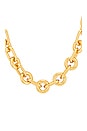 view 3 of 3 Oversized Chain Necklace in Gold