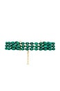 view 1 of 2 Triple Row Diana Choker Necklace in Malachite