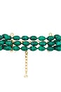view 2 of 2 Triple Row Diana Choker Necklace in Malachite