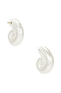 view 1 of 3 Nautilus Earring in Pearl