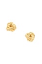view 1 of 2 Chateau Rope Stud Earrings in Gold