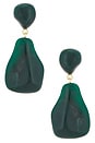 view 1 of 2 Wilma Drop Earrings in Pine Green