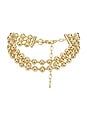 view 1 of 2 Diana Triple Row Necklace in Gold