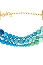 view 2 of 3 Riviera Diana Triple Row Necklace in Seafoam Spray