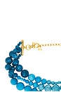 view 3 of 3 Riviera Diana Triple Row Necklace in Seafoam Spray