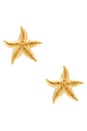 view 1 of 2 PENDIENTES DE TACHUELA STARFISH in Gold