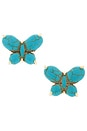 view 1 of 2 Butterfly Stud Earrings in Turquoise