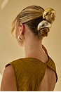view 3 of 3 ELÁSTICO DE CABELO COM METAL in Gold