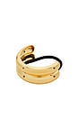 view 1 of 3 Petite Glossy Double Arch Pony Cuff in Gold