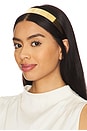 view 1 of 5 Liv Petite Metal Headband in Gold