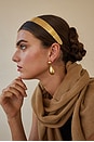 view 5 of 5 Liv Petite Metal Headband in Gold