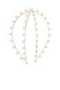 view 3 of 5 Nikki Pearl Exes Headband in Gold