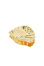 view 1 of 3 Glossy Shell Metal Claw Clip in Gold