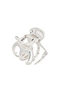 view 3 of 4 Selene Claw Clip in Silver
