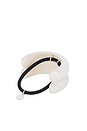 view 2 of 2 Marble Double Arch Pony Cuff in Pearlescent