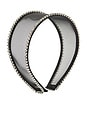 view 1 of 2 Ella Mesh Crystal Headband in Black