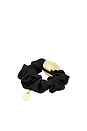 view 2 of 2 Inara Pendant Scrunchie in Black