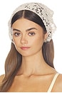 view 1 of 3 Esme Crochet Bandana in Ecru