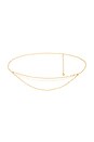 view 1 of 2 CEINTURE CHAIN in Pearl & Gold