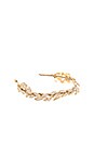 view 4 of 4 Double Foliage Headband in Gold & Silver