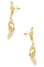 view 2 of 4 EDEN ドロップイヤリング in Gold