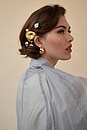 view 3 of 3 BRINCOS ZOE in Gold
