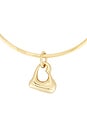 view 2 of 4 Mara Heart Choker in Gold