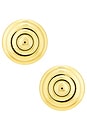 view 1 of 2 Ziggy Stud Earrings in Gold