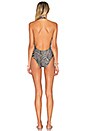 view 3 of 3 Deep V One Piece in Zebra