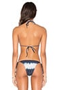 view 3 of 4 HAUT DE MAILLOT DE BAIN FICELLE DOS NU in China Blue