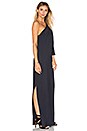 view 3 of 4 Drape One Shoulder Maxi Dress in Black