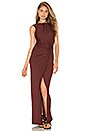 view 1 of 3 Twist Maxi Dress in Coffee