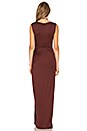 view 3 of 3 Twist Maxi Dress in Coffee
