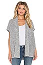 view 1 of 3 Open Cardigan in Silver Boucle