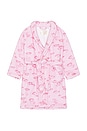 view 1 of 2 Children's Robe in Bubblegum Valentine
