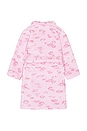 view 2 of 2 Children's Robe in Bubblegum Valentine