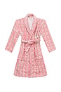 view 1 of 3 Children Robe in Strawberry Macaroon