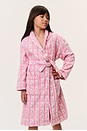 view 4 of 3 Children Robe in Strawberry Macaroon